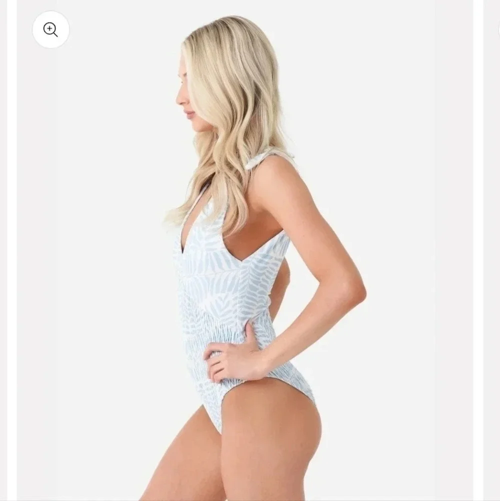 NWT || CITRINE || Laurel one piece blue fern